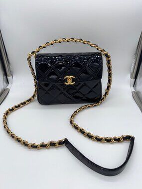 Chanel Mini Top Handle Flap Bag